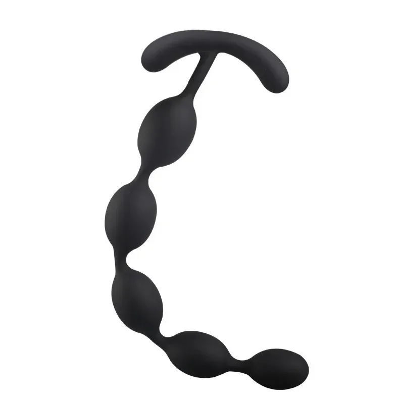 Soft Silicone Anal Beads 5-Balls G-Spot Anal Toys Anal Plug Masturbator SM Sex Toy for Couple Men Anal Dilator Prostatic Massage Soft Silicone Anal Beads 5-Balls G-Spot Anal Toys Anal Plug Masturbator SM Sex Toy for Couple Men Anal Dilator Prostatic Massage