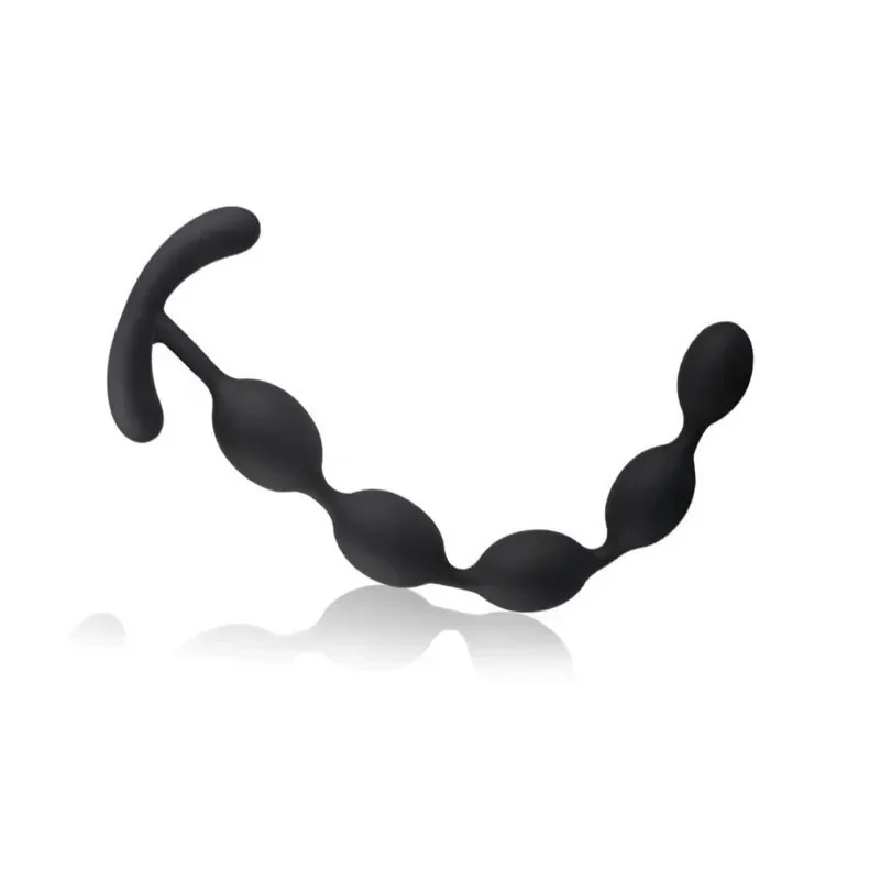 Soft Silicone Anal Beads 5-Balls G-Spot Anal Toys Anal Plug Masturbator SM Sex Toy for Couple Men Anal Dilator Prostatic Massage Soft Silicone Anal Beads 5-Balls G-Spot Anal Toys Anal Plug Masturbator SM Sex Toy for Couple Men Anal Dilator Prostatic Massage