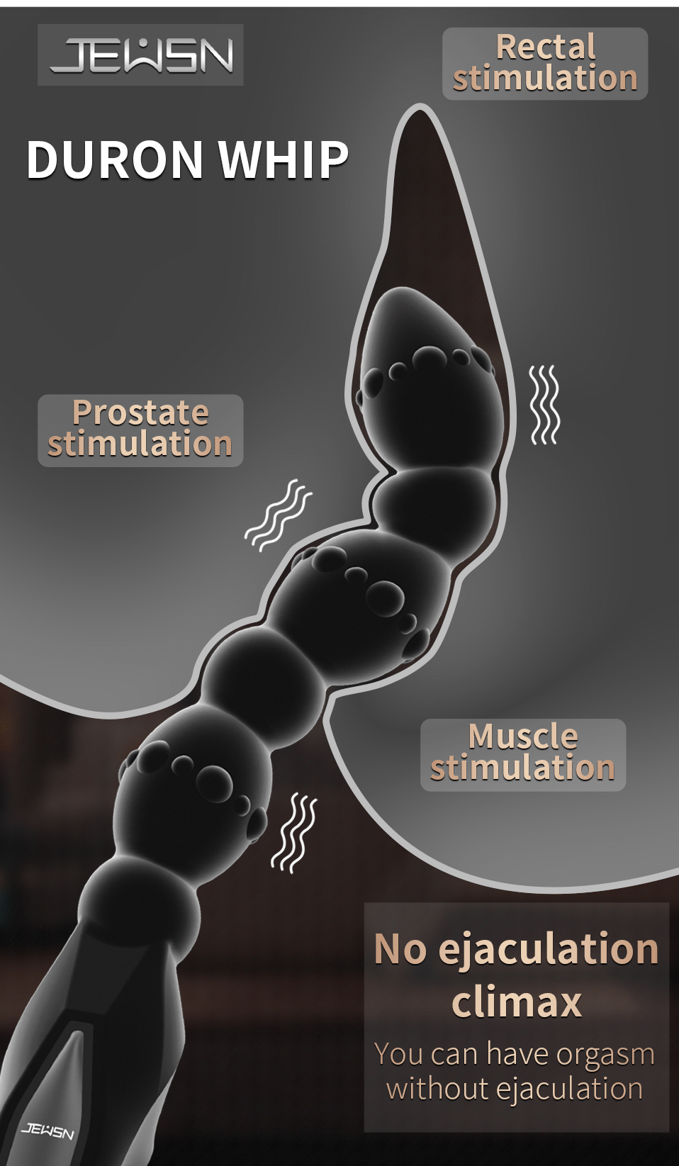 Jelly Vibrator Stick Long Anal Butt Plug Beads G-spot Vagina Massager Adult Sex Toys For Woman Couples Masturbation Shop Dildo