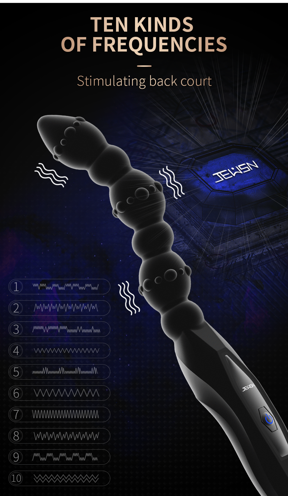 Jelly Vibrator Stick Long Anal Butt Plug Beads G-spot Vagina Massager Adult Sex Toys For Woman Couples Masturbation Shop Dildo