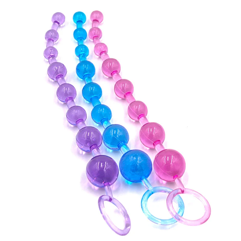 Plastic Anal Bead Anal Prostate Stimulator Ball Beads Butt Plug Anal Plug Adult Products Sex Toys for Women Men Gay Couple