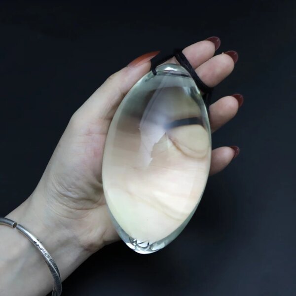 Thick Glass Anal Beads Vaginal Dumbbell Glass Ball Anal Plug Big Butt Plug Anal Dilator Masturbator Anus Sex Toys For Women Men
