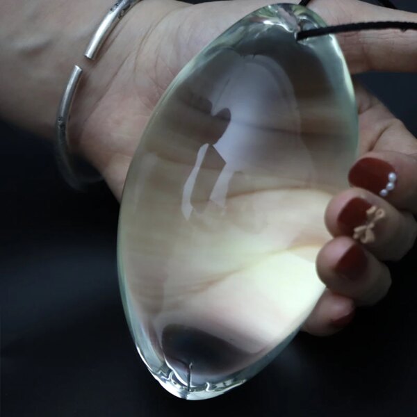 Thick Glass Anal Beads Vaginal Dumbbell Glass Ball Anal Plug Big Butt Plug Anal Dilator Masturbator Anus Sex Toys For Women Men