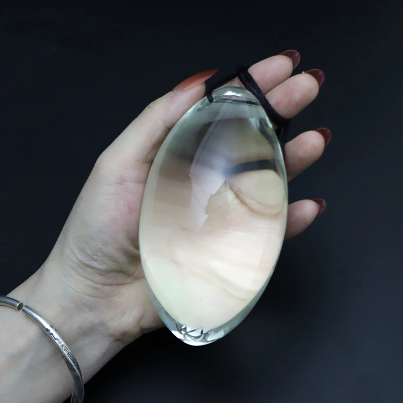 Thick Glass Anal Beads Vaginal Dumbbell Glass Ball Anal Plug Big Butt Plug Anal Dilator Masturbator Anus Sex Toys For Women Men