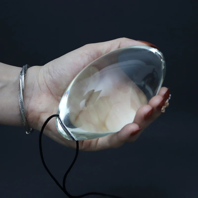 Thick Glass Anal Beads Vaginal Dumbbell Glass Ball Anal Plug Big Butt Plug Anal Dilator Masturbator Anus Sex Toys For Women Men