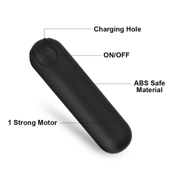 Powerful Mini Bullet 10 Modes Vibrator for Women Remote Control Clitoris Stimulator Dildo Adult Sex Toy Anal Massage Vibrating
