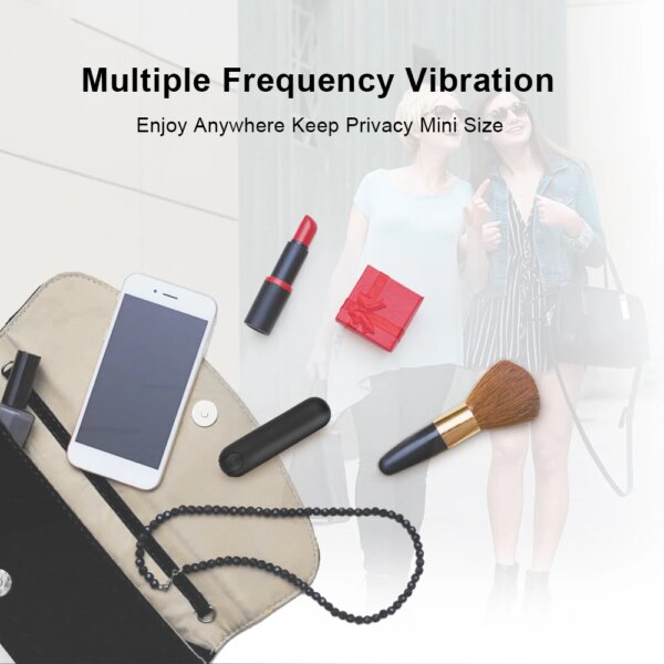 Powerful Mini Bullet 10 Modes Vibrator for Women Remote Control Clitoris Stimulator Dildo Adult Sex Toy Anal Massage Vibrating