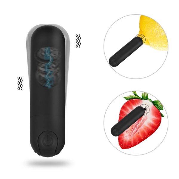 Powerful Mini Bullet 10 Modes Vibrator for Women Remote Control Clitoris Stimulator Dildo Adult Sex Toy Anal Massage Vibrating