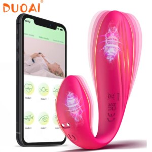 Sex Toys Bluetooth Dual Dildo Vibrator for Women Wireless APP Remote Control Vibrator Wear Vibrating Panties Sex Toys for Couple