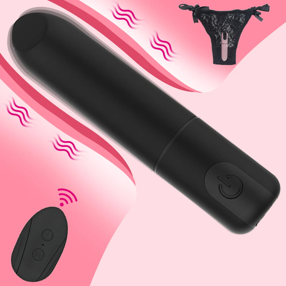 Wireless Remote Mini Bullet Vibrator G-spot Nipple Clitoris Stimulator  Anal Dildo Vibrator Adult Sex Toys Clitoris Stimulator