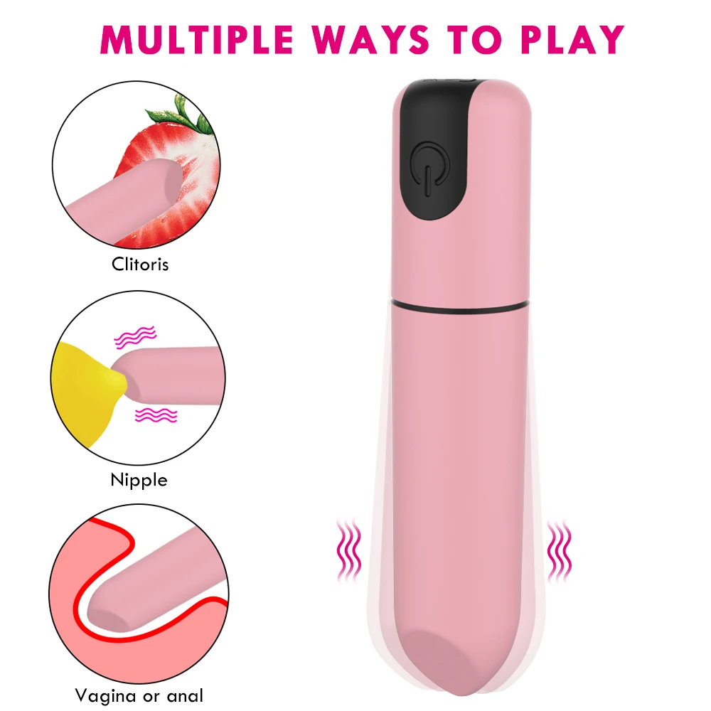 Wireless Remote Mini Bullet Vibrator G-spot Nipple Clitoris Stimulator  Anal Dildo Vibrator Adult Sex Toys Clitoris Stimulator