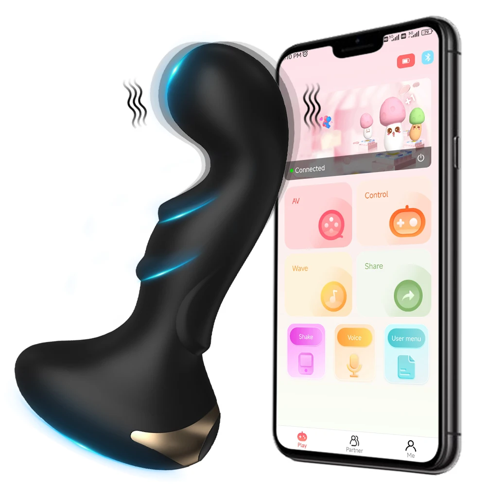 APP Remote Control Anal Vibrator Bluetooth Butt Plug Men Prostate Massager Female Masturbator Adult Sex Toys For Women Men Gay APP Remote Control Anal Vibrator Bluetooth Butt Plug Men Prostate Massager Female Masturbator Adult Sex Toys For Women Men Gay