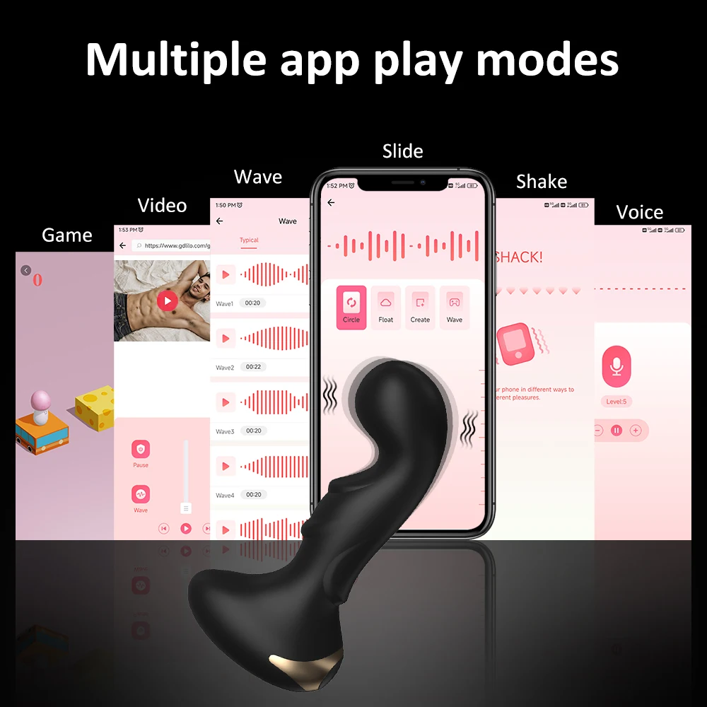 APP Remote Control Anal Vibrator Bluetooth Butt Plug Men Prostate Massager Female Masturbator Adult Sex Toys For Women Men Gay APP Remote Control Anal Vibrator Bluetooth Butt Plug Men Prostate Massager Female Masturbator Adult Sex Toys For Women Men Gay
