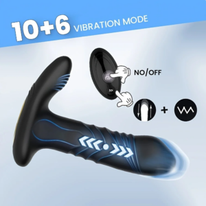 10 frequency vibrations, APP + Remote Control Vibrating Anal Plug Going Out Wear Flirting Masturbator Sex Toys