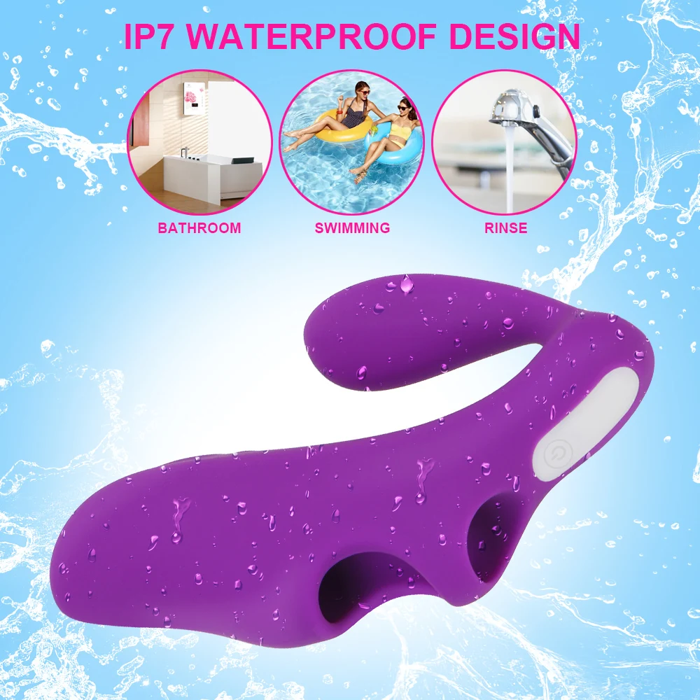 Finger Vibrator Sex Toys for Women Wireless Remote Control G spot Clitoral Massager Double Heads Vagina Stimulate