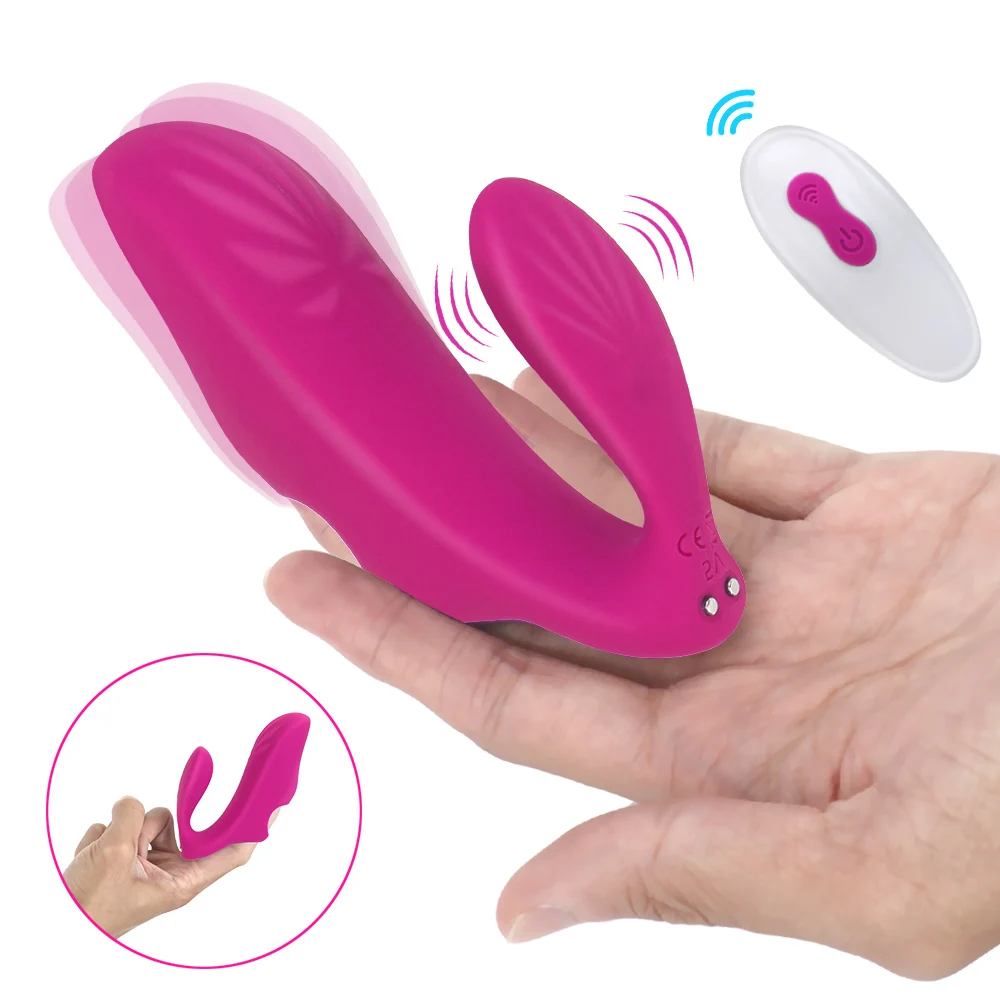 Finger Vibrator Sex Toys for Women Wireless Remote Control G spot Clitoral Massager Double Heads Vagina Stimulate