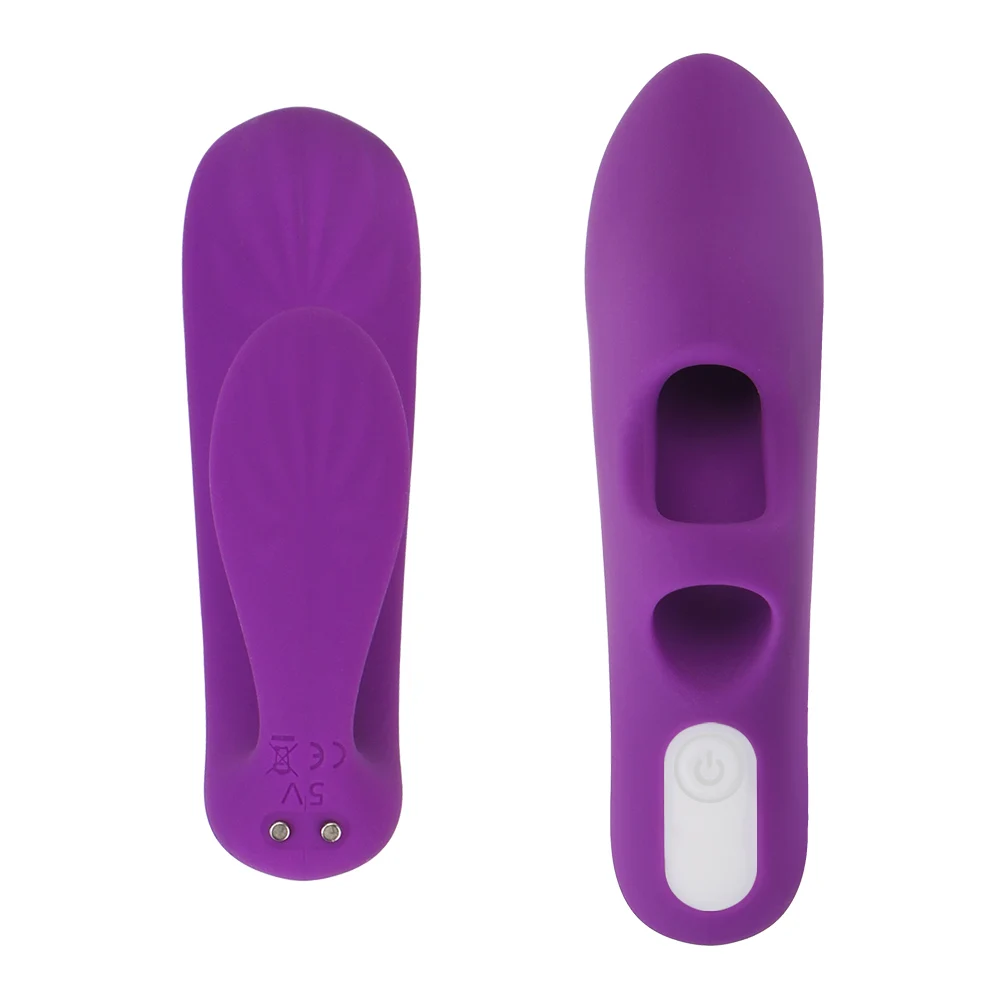 Finger Vibrator Sex Toys for Women Wireless Remote Control G spot Clitoral Massager Double Heads Vagina Stimulate