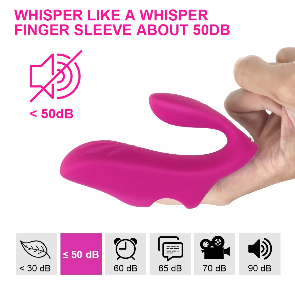 Finger Vibrator Sex Toys for Women Wireless Remote Control G spot Clitoral Massager Double Heads Vagina Stimulate