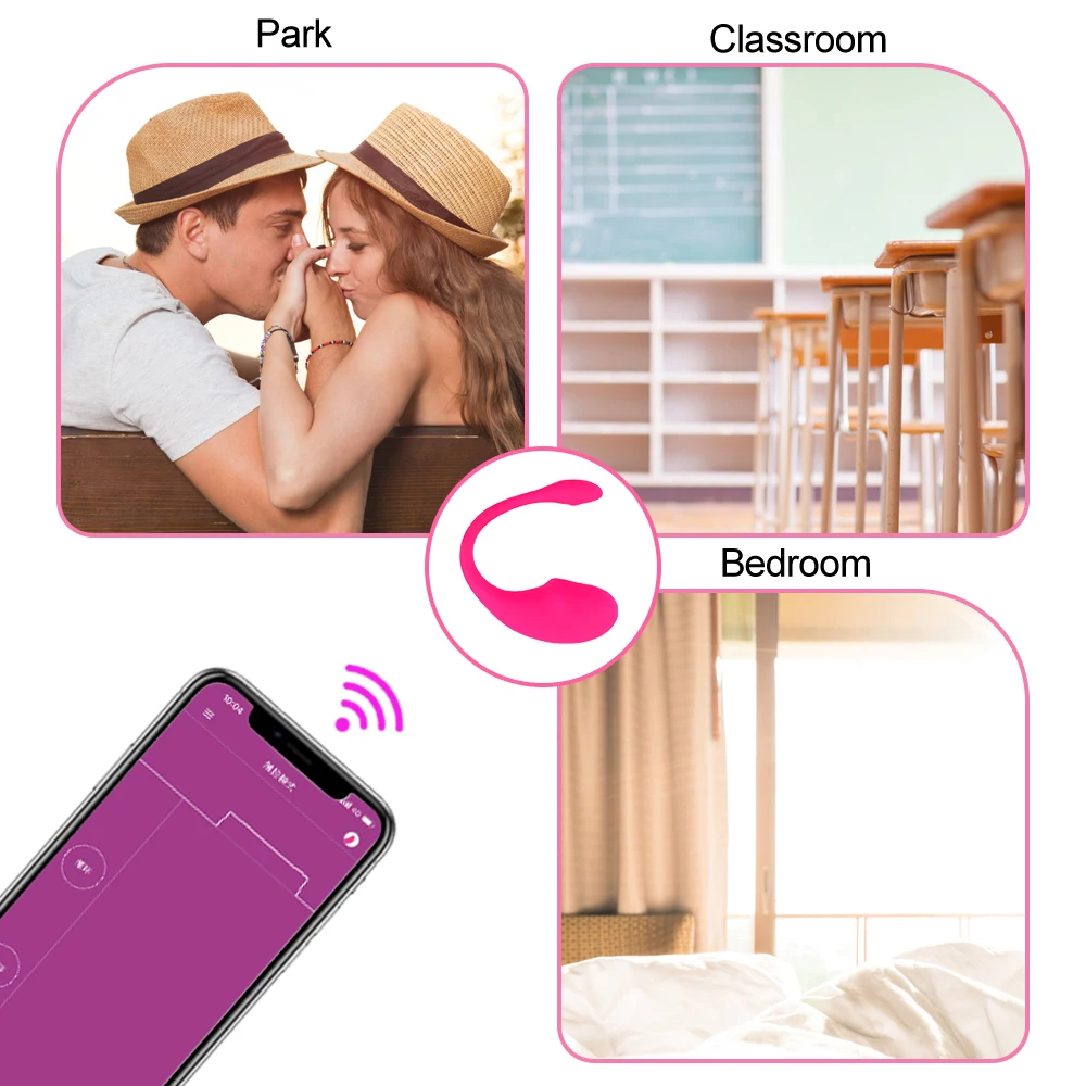 Lola APP Remote Control Vibrator Female Bluetooth Vibrator for Women Goods for Adults Juguetes Sexuales Wearable Dildo Sex Toy