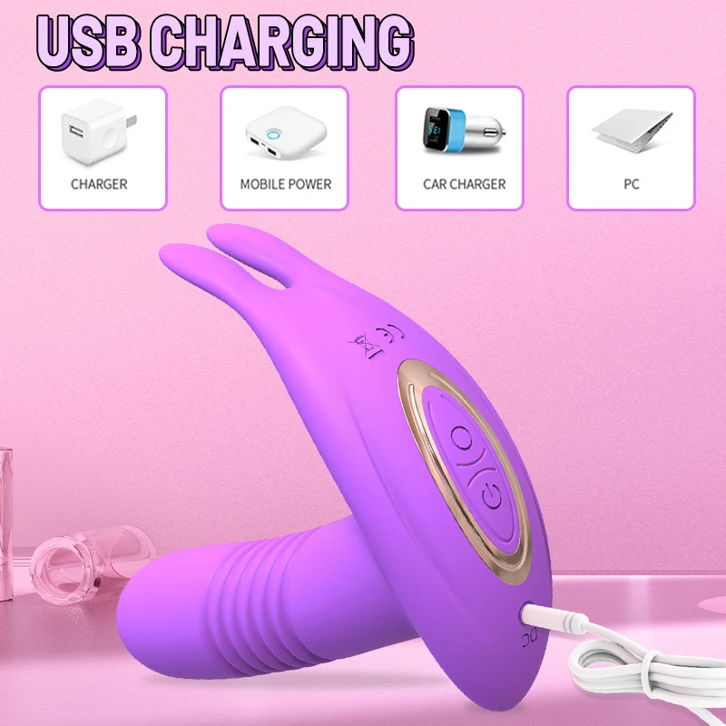 Dildo Vibrator For Women Anal Sex Toy Telescopic Rotating Vagina G Spot Massage Clitoris Stimulator Remote Vibrating Masturbator