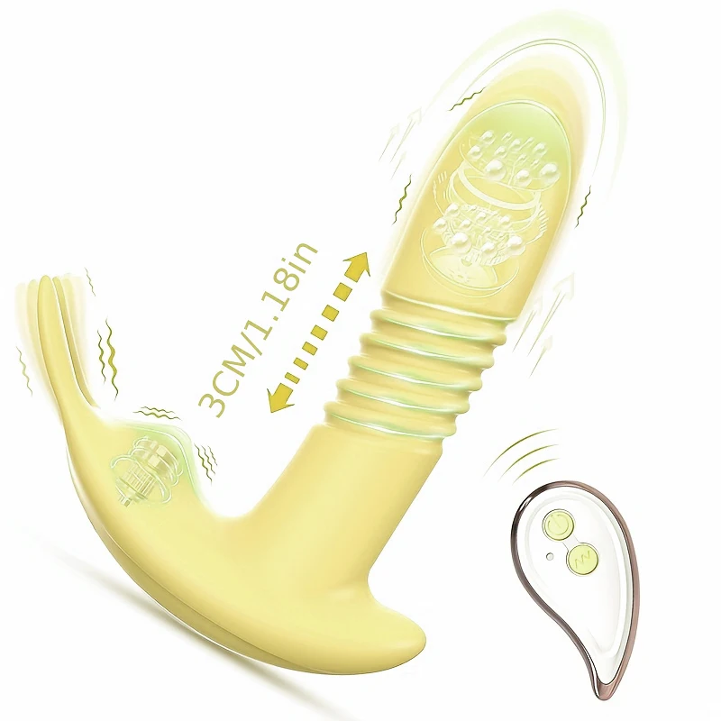 Dildo Vibrator For Women Anal Sex Toy Telescopic Rotating Vagina G Spot Massage Clitoris Stimulator Remote Vibrating Masturbator