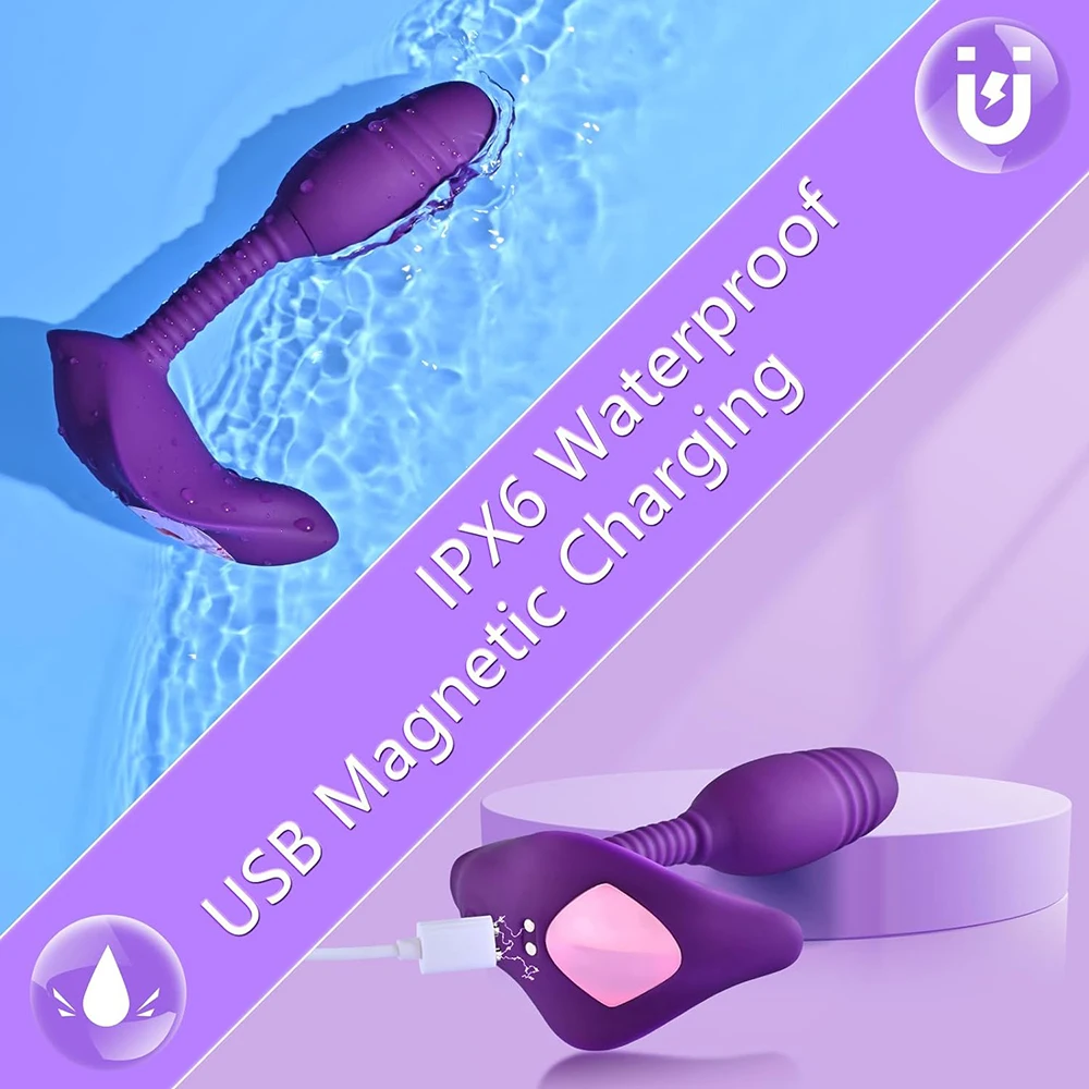 Remote Control Anal Vibrator Female Wearable Vibrator Clit Stimulator Female Masturbator Adult Sex Toys for Women Men Gay Remote Control Anal Vibrator Female Wearable Vibrator Clit Stimulator Female Masturbator Adult Sex Toys for Women Men Gay
