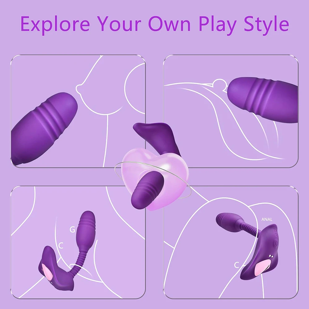 Remote Control Anal Vibrator Female Wearable Vibrator Clit Stimulator Female Masturbator Adult Sex Toys for Women Men Gay Remote Control Anal Vibrator Female Wearable Vibrator Clit Stimulator Female Masturbator Adult Sex Toys for Women Men Gay