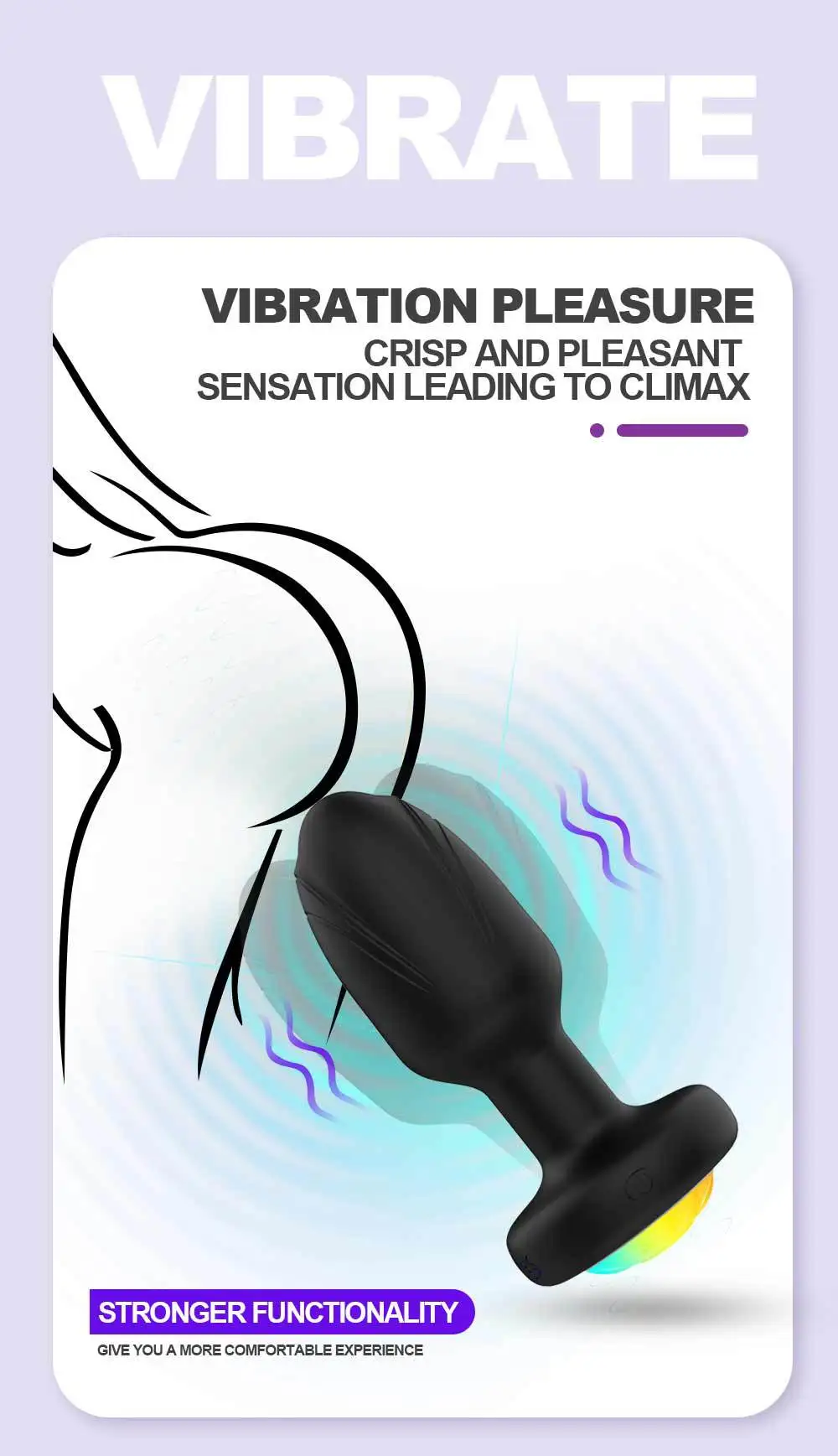 LED Light Anal Vibrator Wireless Remote Control Butt Plug Men Prostate Massager Male Female Anal Masturbator for Adult Sex Toys LED Light Anal Vibrator Wireless Remote Control Butt Plug Men Prostate Massager Male Female Anal Masturbator for Adult Sex Toys
