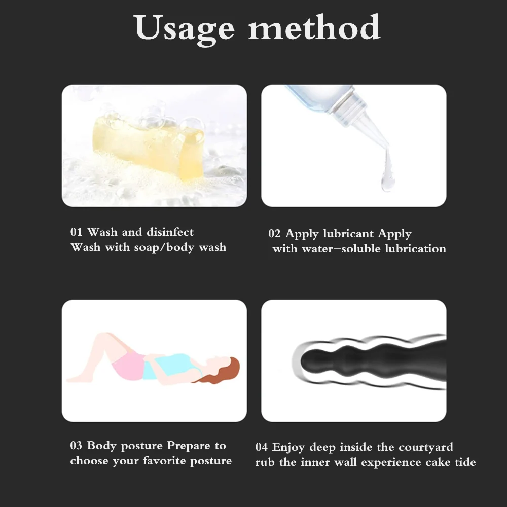 Vibrating Anal Beads Sex Toys Prostate Massager Anal Plug Vibrator for Men and Women Remote Control Butt Plug G Spot Stimulor Vibrating Anal Beads Sex Toys Prostate Massager Anal Plug Vibrator for Men and Women Remote Control Butt Plug G Spot Stimulor