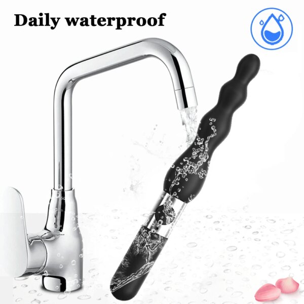 Vibrating Anal Beads Sex Toys Prostate Massager Anal Plug Vibrator for Men and Women Remote Control Butt Plug G Spot Stimulor