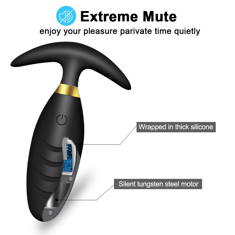 Anal Vibrator Butt Plugs Prostate Massager Wireless Remote Control Anal Plug Intimate Goods Adults Erotic Sex Toys For Men Gay Anal Vibrator Butt Plugs Prostate Massager Wireless Remote Control Anal Plug Intimate Goods Adults Erotic Sex Toys For Men Gay
