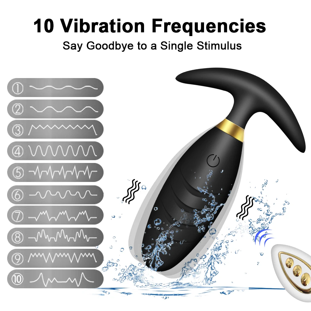 Anal Vibrator Butt Plugs Prostate Massager Wireless Remote Control Anal Plug Intimate Goods Adults Erotic Sex Toys For Men Gay Anal Vibrator Butt Plugs Prostate Massager Wireless Remote Control Anal Plug Intimate Goods Adults Erotic Sex Toys For Men Gay