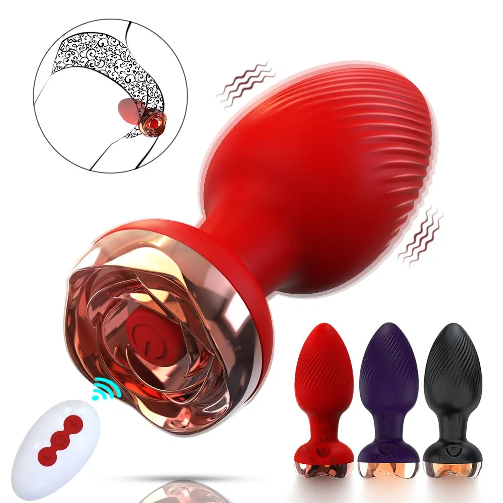 Wireless Control Anal Plug Vibrator Prostate Massager Butt Plug For Women Vagina Female Masturbator Adult Sex Toys Couples Wireless Control Anal Plug Vibrator Prostate Massager Butt Plug For Women Vagina Female Masturbator Adult Sex Toys Couples