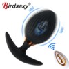 Anal Plug Vibrator for Men Prostate Massager Wireless Remote Control Wearable Silicone Butt for Adults 18 Sex Toys Women Gay