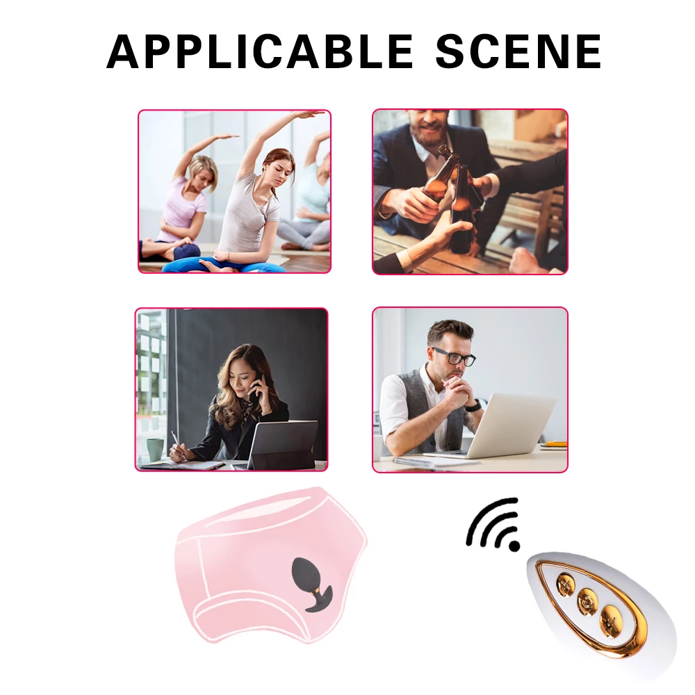 Anal Plug Vibrator for Men Prostate Massager Wireless Remote Control Wearable Silicone Butt for Adults 18 Sex Toys Women Gay Anal Plug Vibrator for Men Prostate Massager Wireless Remote Control Wearable Silicone Butt for Adults 18 Sex Toys Women Gay