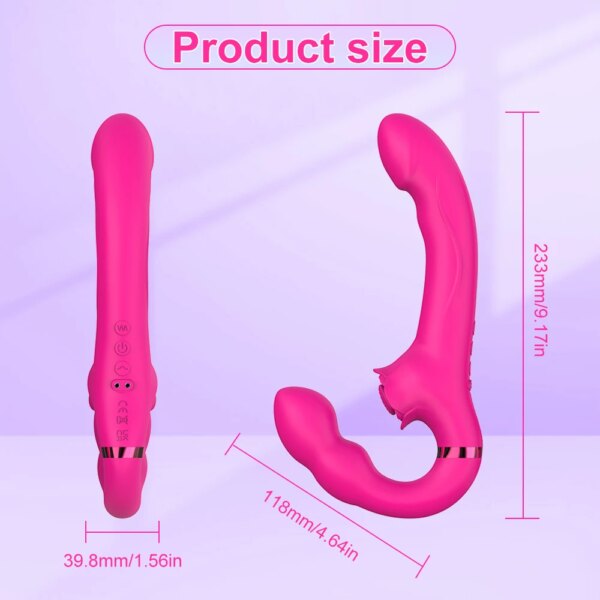 Wireless 3 in 1 Dildo Vibrator Sex Toys for Women Clit Clitoris Stimulator Remote Control Powerful Female Masturbator Adults Toy