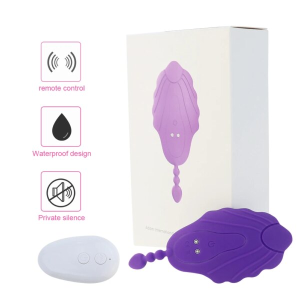 Soft Wearable Panty Vibrator Invisible Vibratings Remote Control Vagina Clitoral Stimulation Anal Plugs Adult Sex Toys for Women