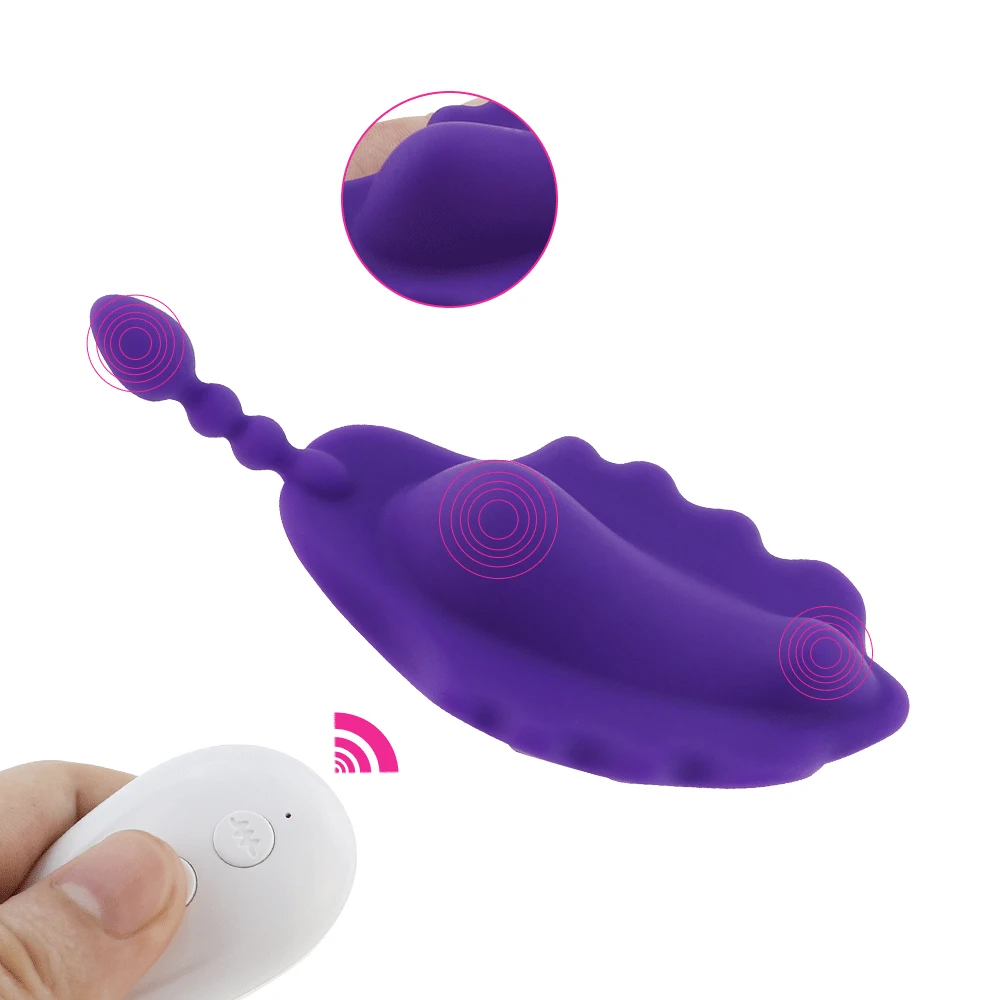 Soft Wearable Panty Vibrator Invisible Vibratings Remote Control Vagina Clitoral Stimulation Anal Plugs Adult Sex Toys for Women