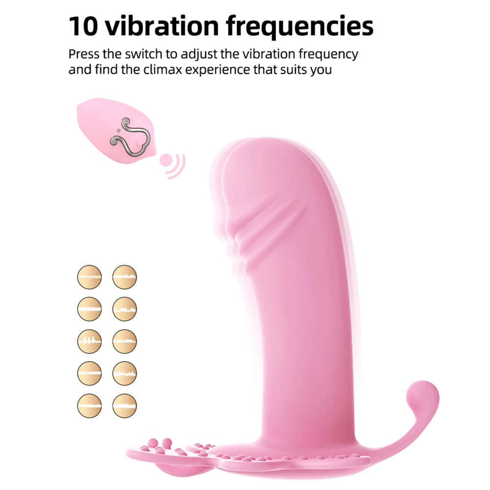 Women's Dildo Butterfly Vibrator Sex Toys for Women Wireless Remote Control Vagina Dildo Female Vibrators for Women Couples
