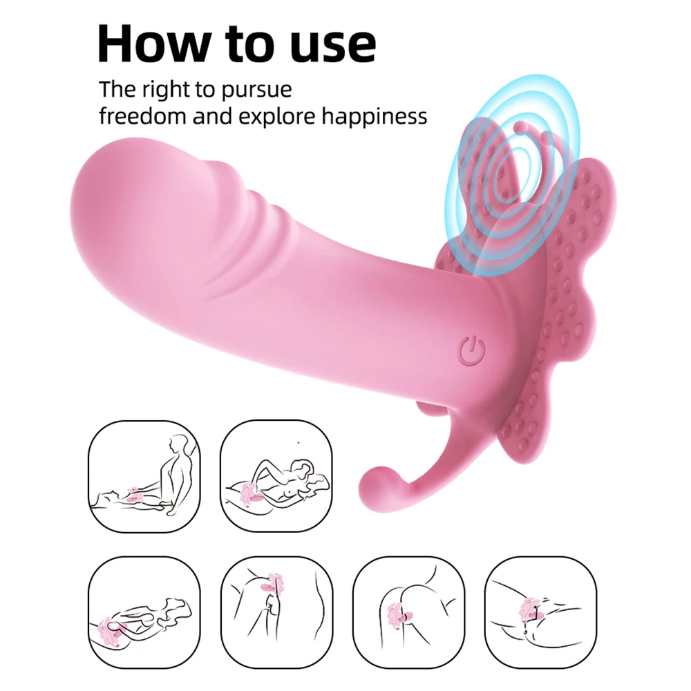 Women's Dildo Butterfly Vibrator Sex Toys for Women Wireless Remote Control Vagina Dildo Female Vibrators for Women Couples