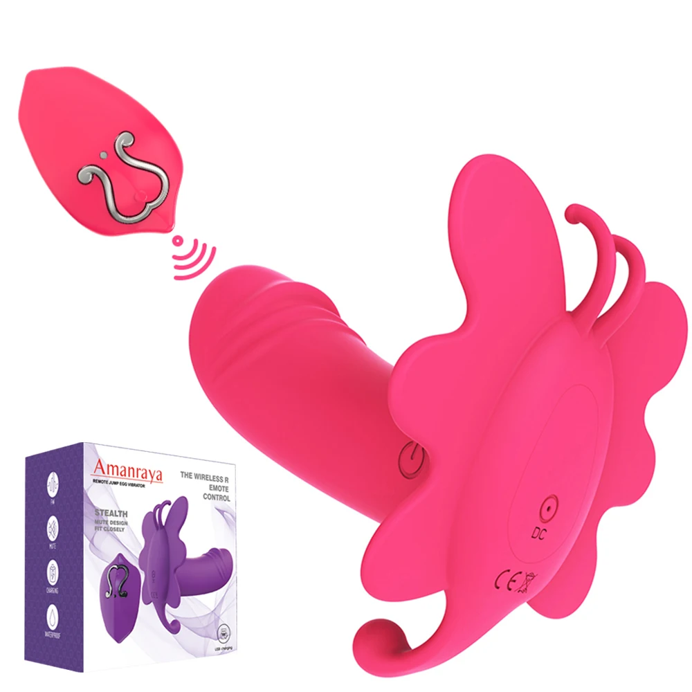 Women's Dildo Butterfly Vibrator Sex Toys for Women Wireless Remote Control Vagina Dildo Female Vibrators for Women Couples