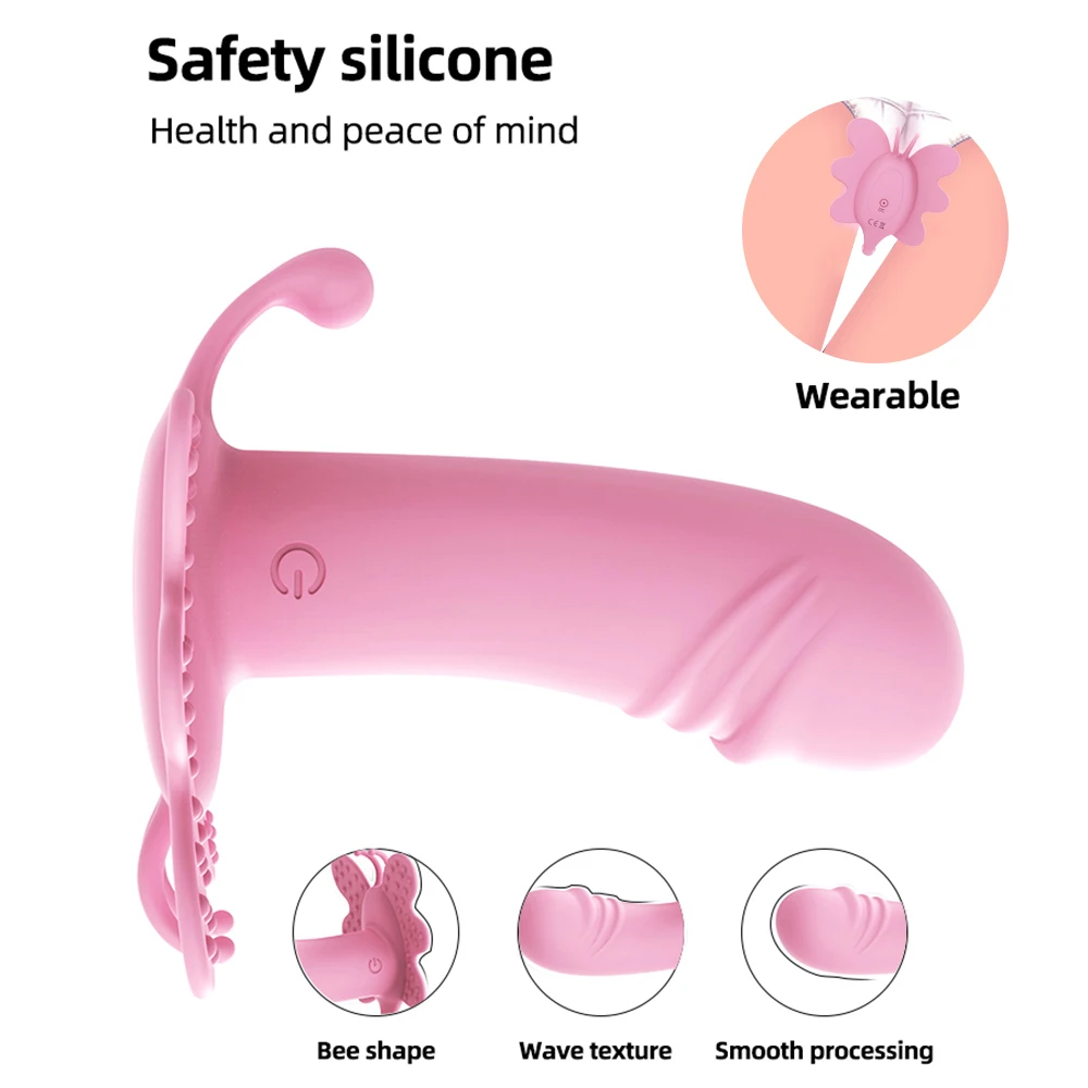 Women's Dildo Butterfly Vibrator Sex Toys for Women Wireless Remote Control Vagina Dildo Female Vibrators for Women Couples