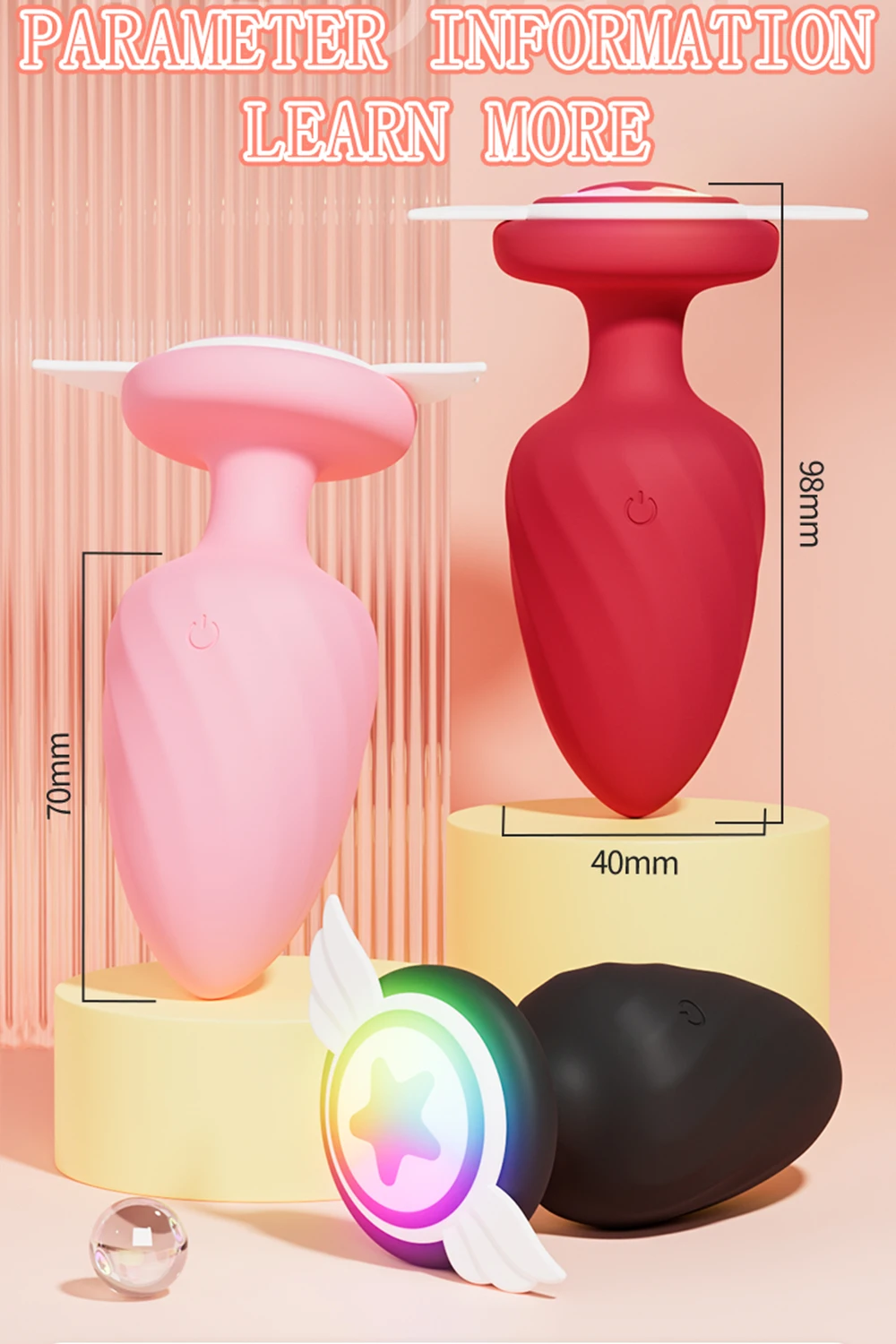 Remote Control Anal Plug Vibrating Butt Anus Plug Adult Sex Toy Light Up Anal Vibrator Prostate Massager Female Male Gay Orgasm Remote Control Anal Plug Vibrating Butt Anus Plug Adult Sex Toy Light Up Anal Vibrator Prostate Massager Female Male Gay Orgasm