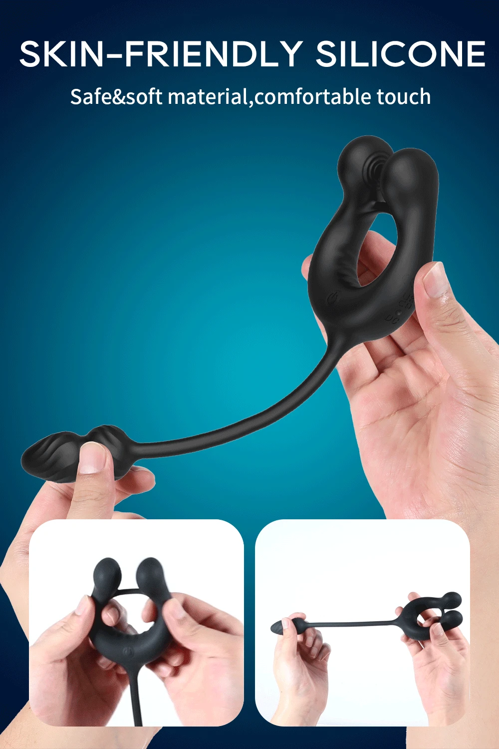 Male Cock Ring Vibrator APP Remote Control Penis Ring Delay Ejaculation Erectile Enlargement Male Masturbator Sex Toy For Couple Male Cock Ring Vibrator APP Remote Control Penis Ring Delay Ejaculation Erectile Enlargement Male Masturbator Sex Toy For Couple