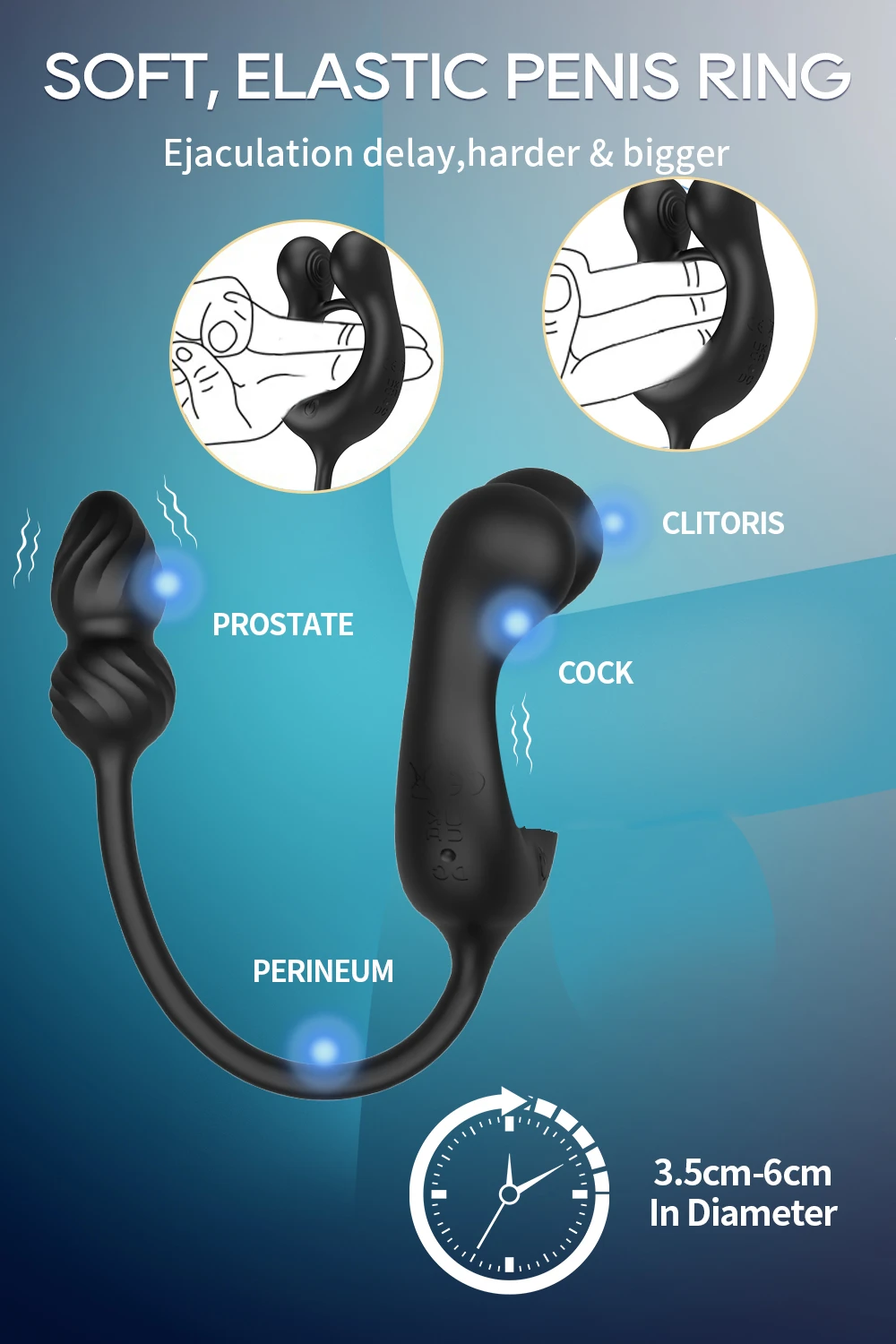 Male Cock Ring Vibrator APP Remote Control Penis Ring Delay Ejaculation Erectile Enlargement Male Masturbator Sex Toy For Couple Male Cock Ring Vibrator APP Remote Control Penis Ring Delay Ejaculation Erectile Enlargement Male Masturbator Sex Toy For Couple