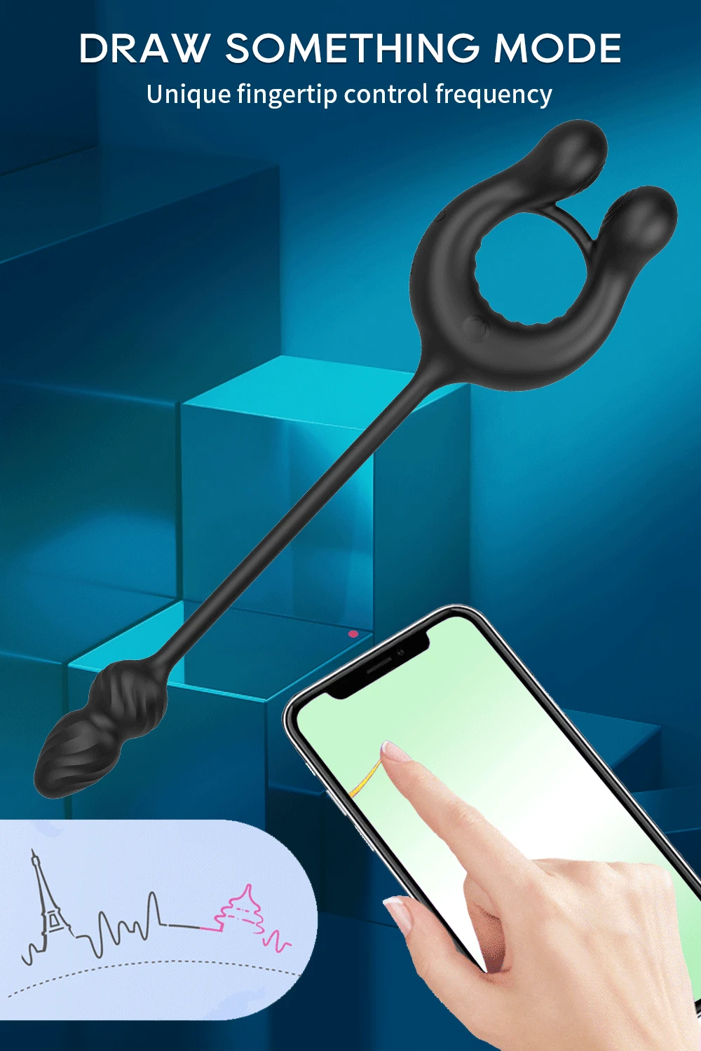 Male Cock Ring Vibrator APP Remote Control Penis Ring Delay Ejaculation Erectile Enlargement Male Masturbator Sex Toy For Couple Male Cock Ring Vibrator APP Remote Control Penis Ring Delay Ejaculation Erectile Enlargement Male Masturbator Sex Toy For Couple