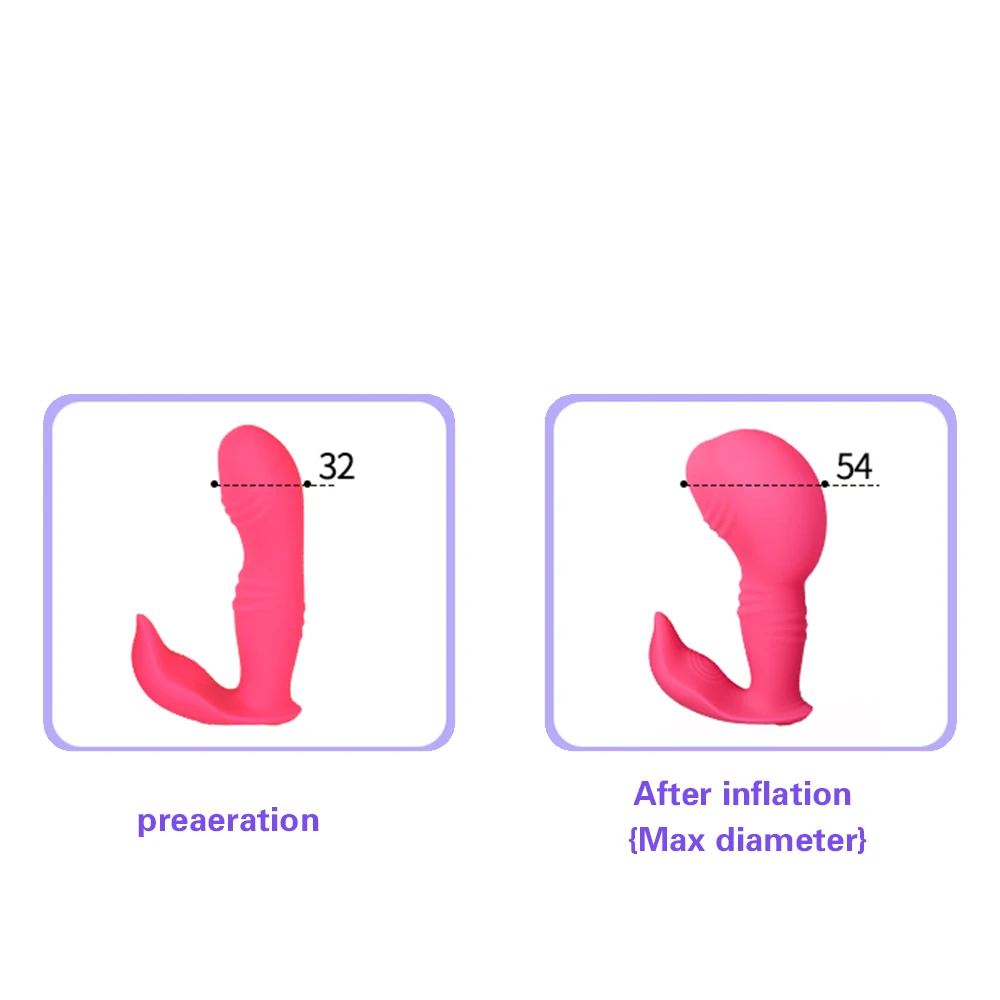 Dildo Vibrator Inflatable Butt Plug Remote Control G Spot Clit Stimulator Massager Automatic Vibrating Adult Sex Toys For Women Dildo Vibrator Inflatable Butt Plug Remote Control G Spot Clit Stimulator Massager Automatic Vibrating Adult Sex Toys For Women
