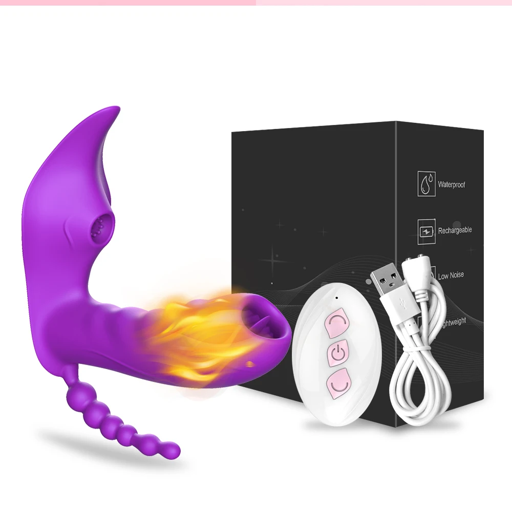 Wireless Remote Control Clit Sucker Vibrator Female Anal Clitoris Stimulator Vibrating Dildo Sex Toy for Women Couples Adults 18
