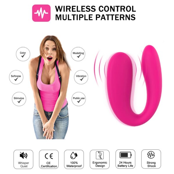 Wireless Vibrator Female Remote Control Egg Clitoris Stimulator G Spot Massager Sex Toys for Women Adults Panties