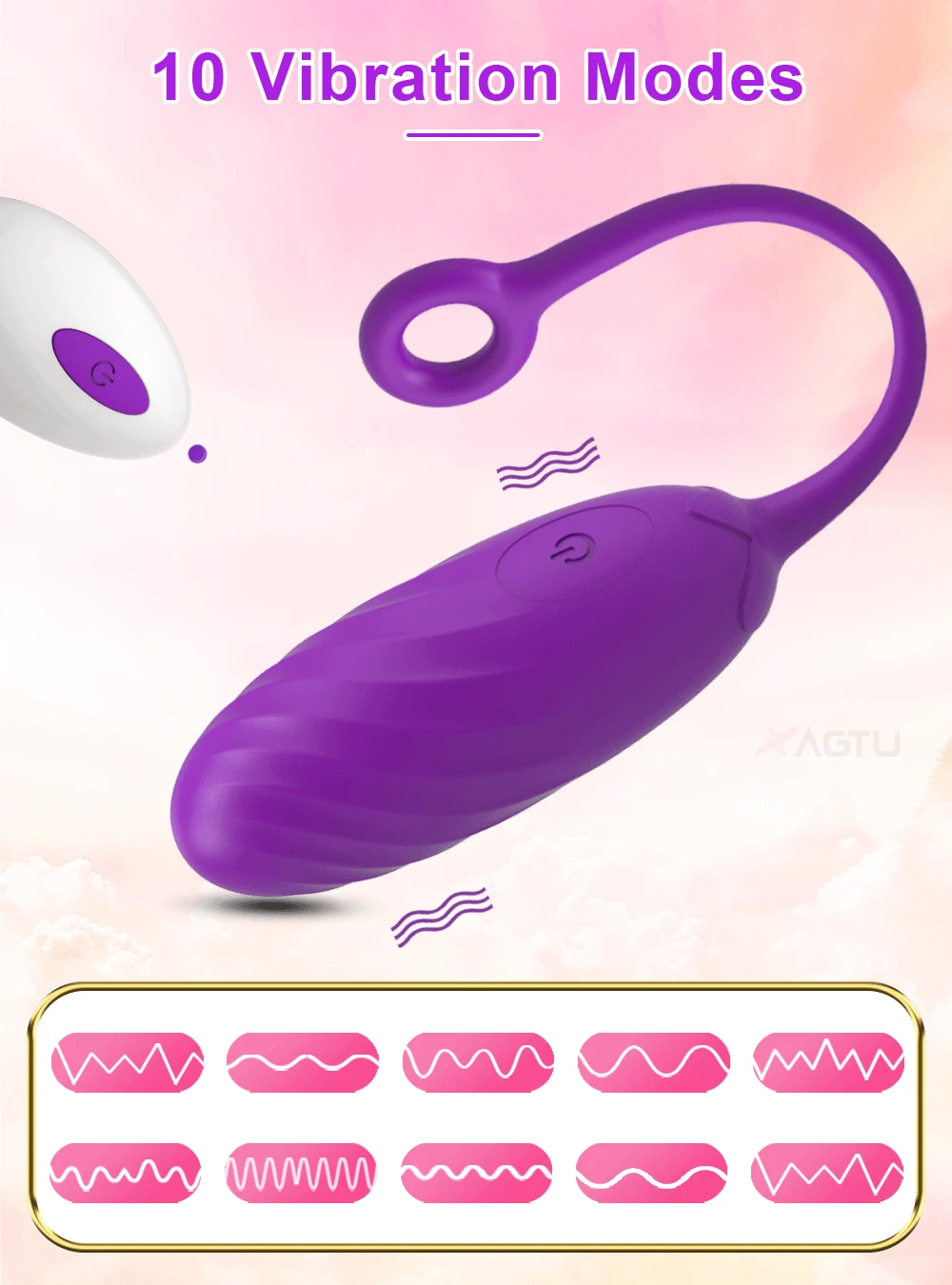 Wireless Vibrator Egg Remote Control G-Spot Clitoris Simulator Vagina Massage Vibrating Love Eggs Sex Toys Adult Goods for Women Wireless Vibrator Egg Remote Control G-Spot Clitoris Simulator Vagina Massage Vibrating Love Eggs Sex Toys Adult Goods for Women